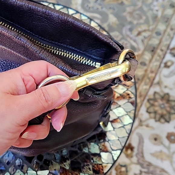 Brown Leather Coach Brooke Purse - Picture 3 of 16